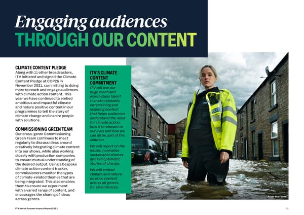 ITV Social Purpose Impact Report 2023 - Page 31