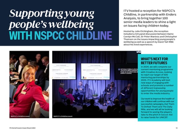 ITV Social Purpose Impact Report 2023 - Page 58