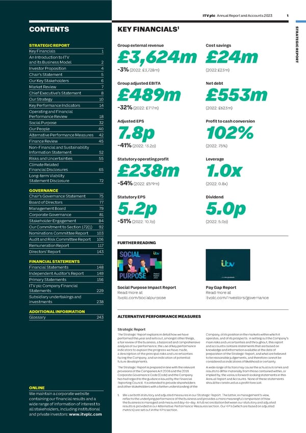 ITV Annual Report & Accounts - Page 3