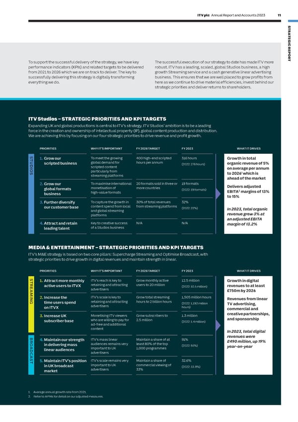 ITV Annual Report & Accounts - Page 13