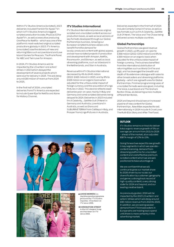 ITV Annual Report & Accounts - Page 27