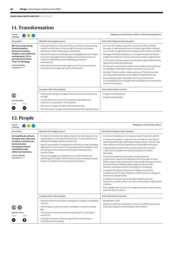 ITV Annual Report & Accounts - Page 64