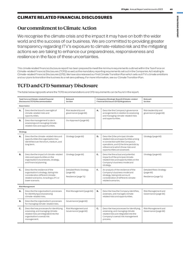 ITV Annual Report & Accounts - Page 67