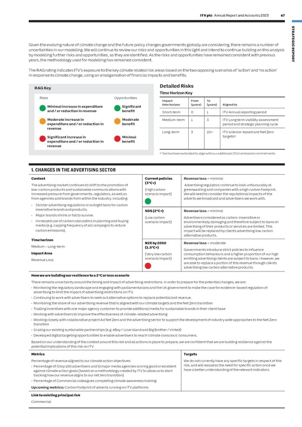 ITV Annual Report & Accounts - Page 69