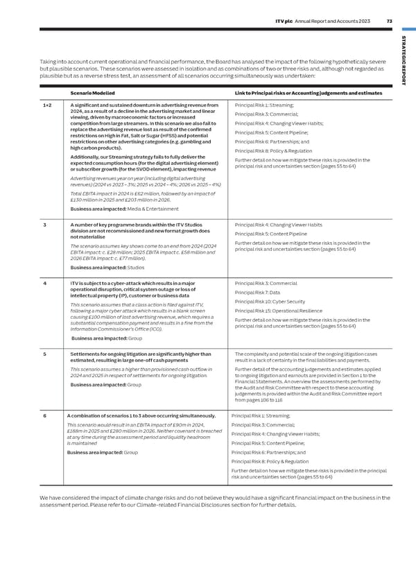ITV Annual Report & Accounts - Page 75