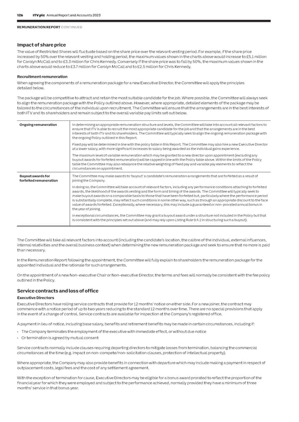 ITV Annual Report & Accounts - Page 128