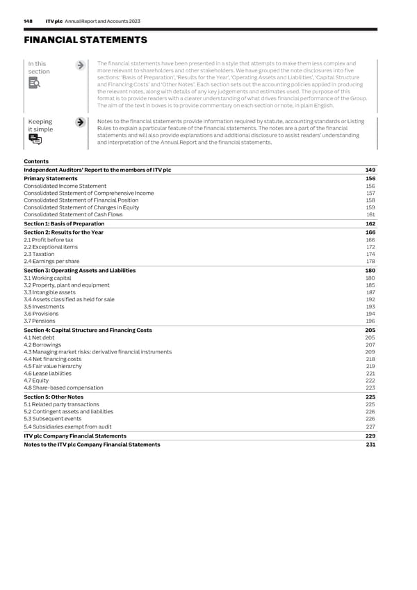 ITV Annual Report & Accounts - Page 150